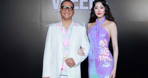 U888 VIP: Hoa hậu Khánh Vân rạng rỡ sải bước cùng chồng nhiếp ảnh gia tại Tuần lễ Thời trang - hình ảnh - u888app.vip